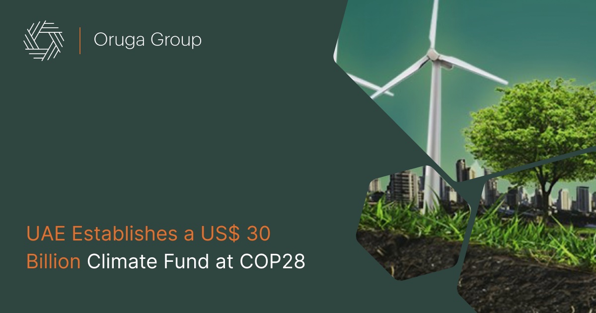 UAE Establishes a US$ 30 Billion Climate Fund at COP28